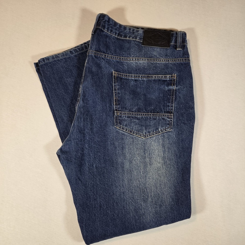 Southpole Jeans Mens Size 42x32‎ Straight Leg Stretch Denim Medium Wash